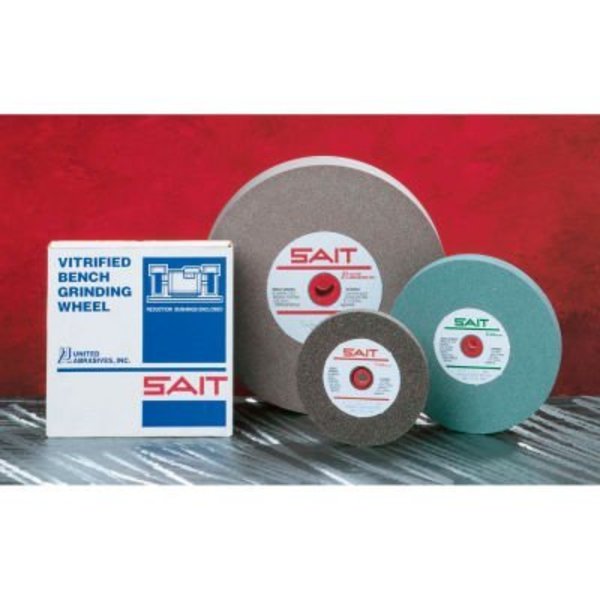 United Abrasives/Sait United Abrasives - Sait Bench Wheel Vitrified 6" x 1" x 1" 60 Grit Aluminum Oxide 28007